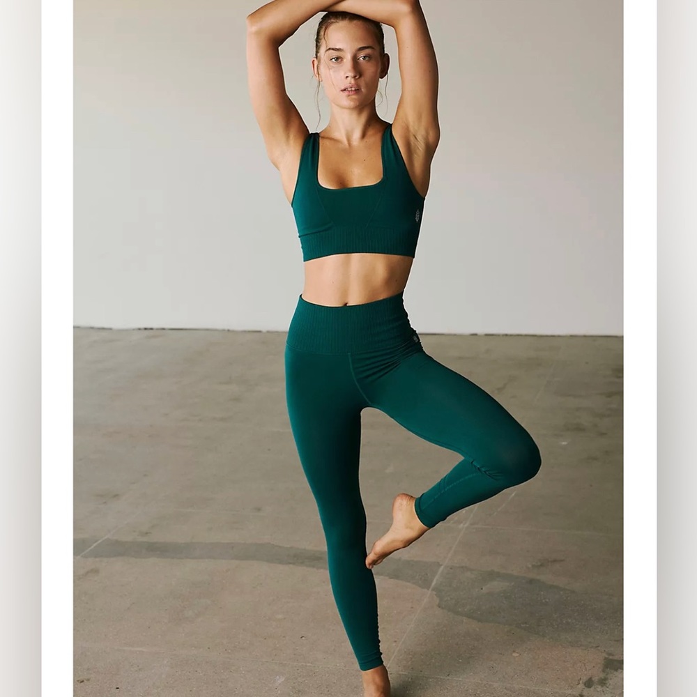 FP Movement Green Good Karma Leggings